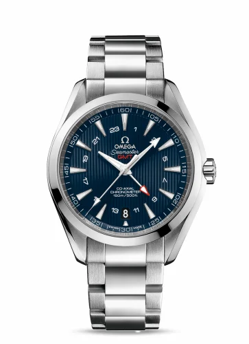 Omega Seamaster Aqua Terra 150M Co-Axial 43 GMT Stainless Steel / Blue / Bracelet 231.10.43.22.03.001 (23110432203001)